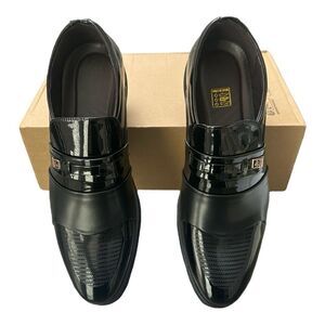 Unbranded Men’s Black Dress Loafers Slip On Shoes Euro 43 US 9.5 New Open Box